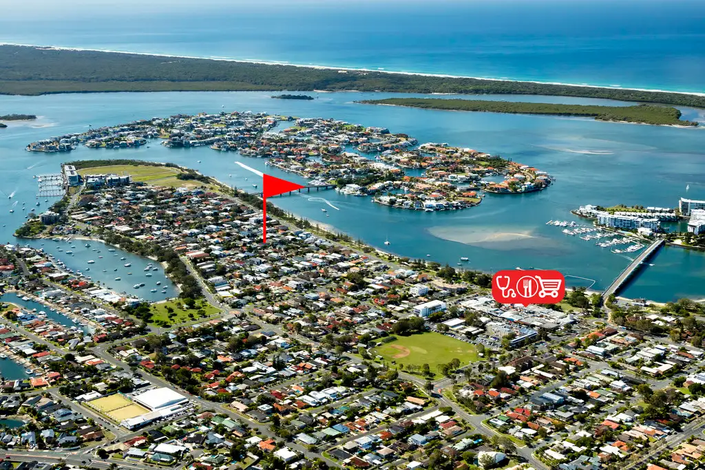 Main view of Homely semi-detached listing, 2 / 11 Rouen Avenue, Paradise Point QLD 4216
