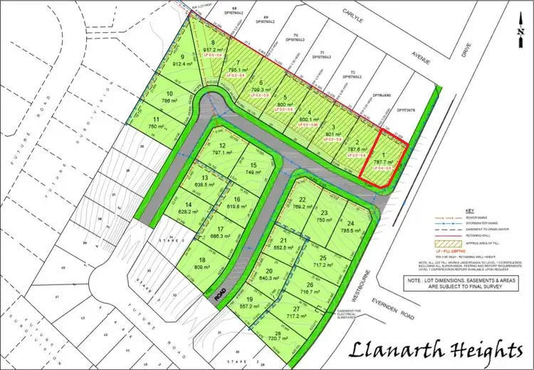Main view of Homely land listing, Lot 1 Westbourne Drive, Llanarth NSW 2795