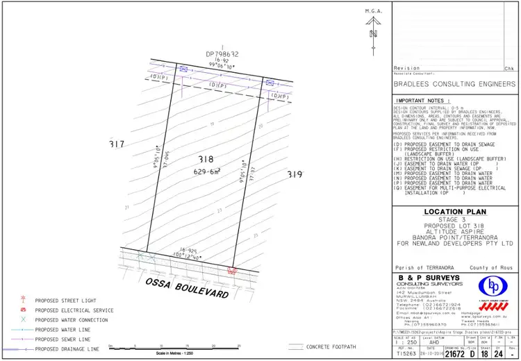 Fifth view of Homely land listing, Lot 318 Ossa Boulevard, Altitude Aspire, Terranora NSW 2486