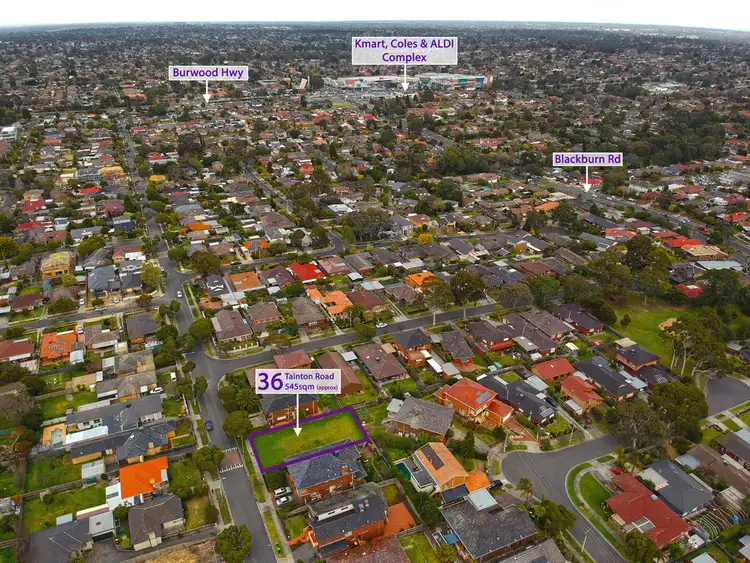 Second view of Homely land listing, 36 Tainton Road, Burwood East VIC 3151