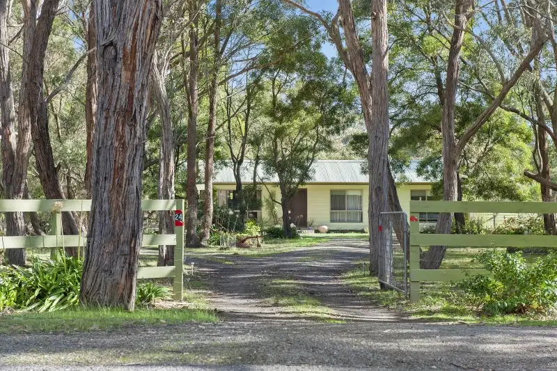Main view of Homely house listing, 24 Grevillea Drive, Enfield VIC 3352