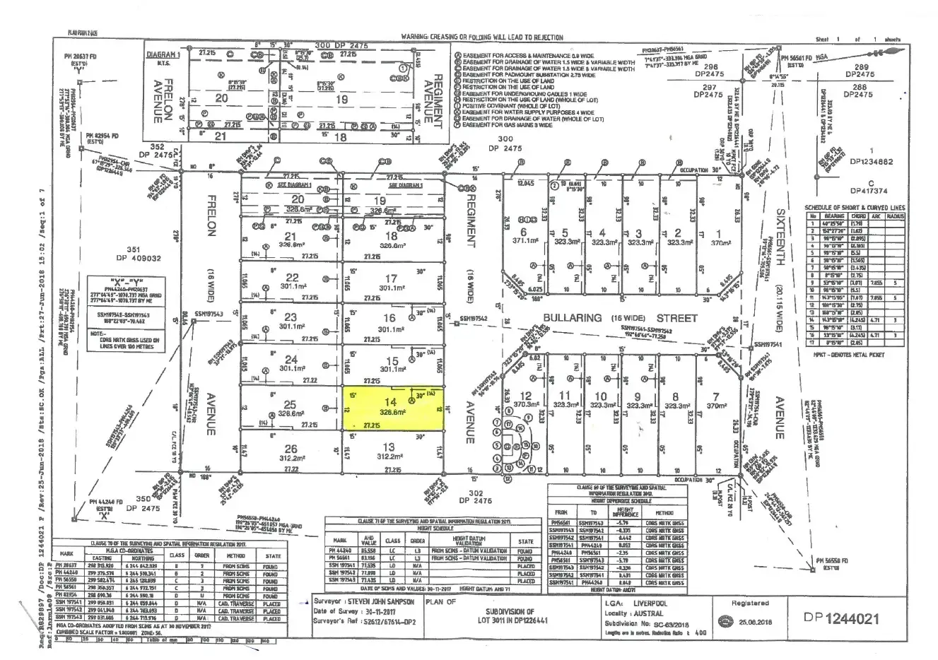 Main view of Homely land listing, 14 Regiment Avenue, Austral NSW 2179