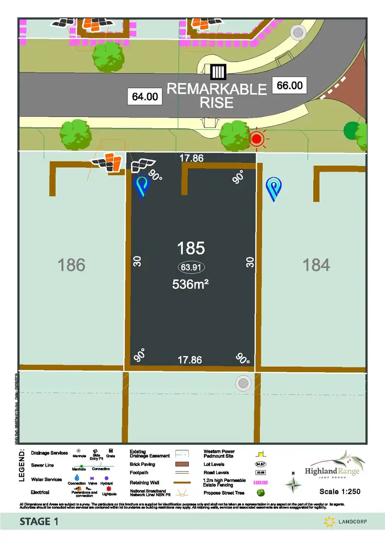 Main view of Homely land listing, Lot 185 Remarkable Rise, Jane Brook WA 6056