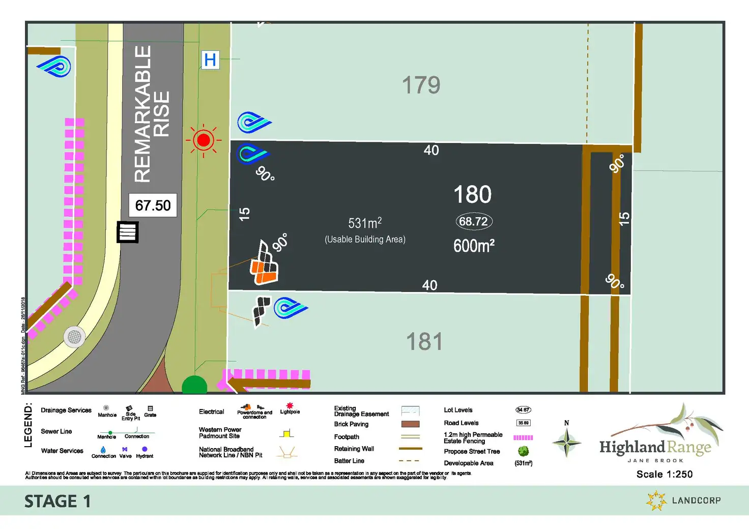 Main view of Homely land listing, Lot 180 Remarkable Rise, Jane Brook WA 6056