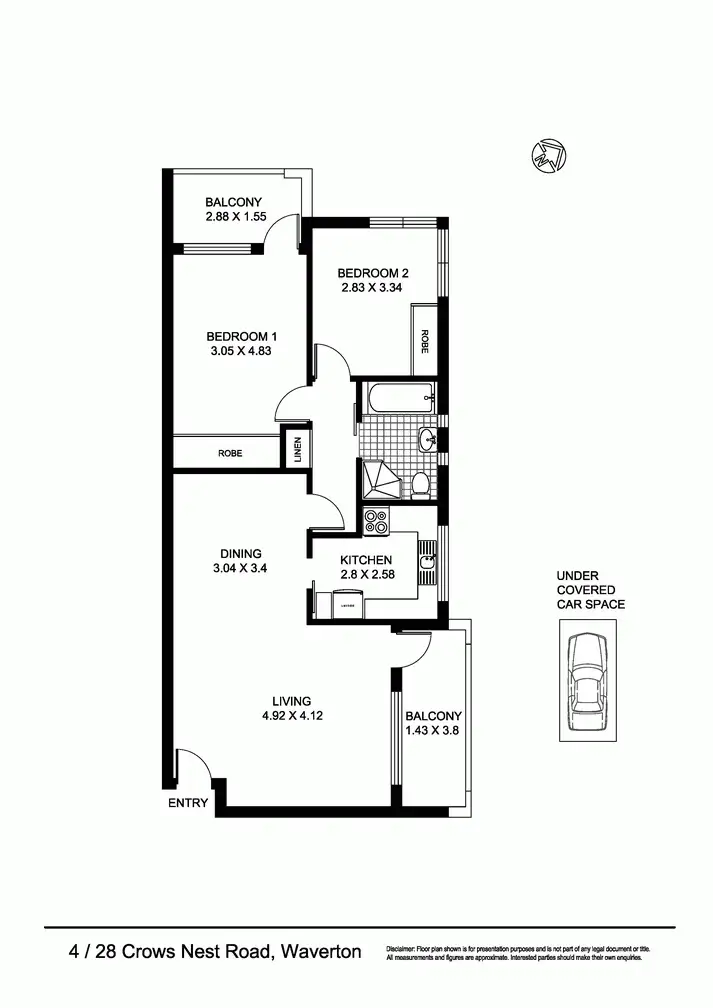 Seventh view of Homely apartment listing, 4/28 Crows Nest Road, Waverton NSW 2060