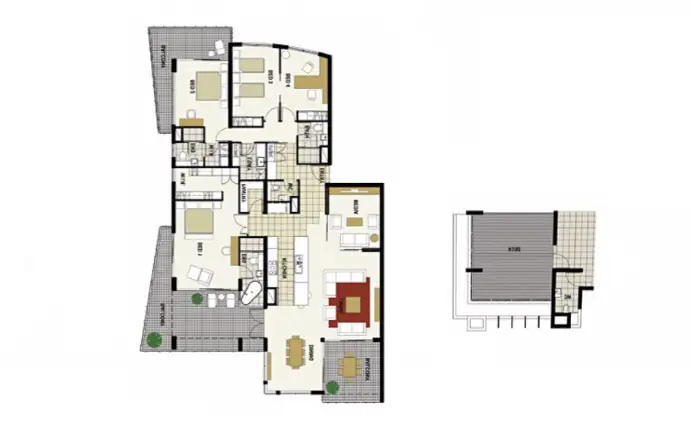 Second view of Homely apartment listing, 504 / 35 Lord Street, Gladstone Central QLD 4680
