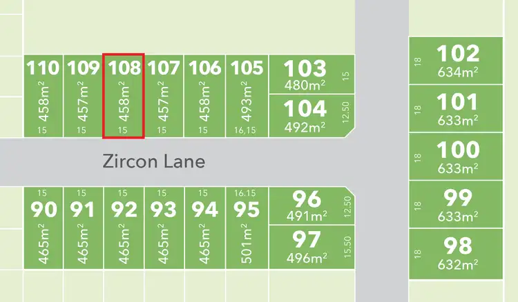 Third view of Homely land listing, Lot 108 Zircon Lane, Alfredton VIC 3350
