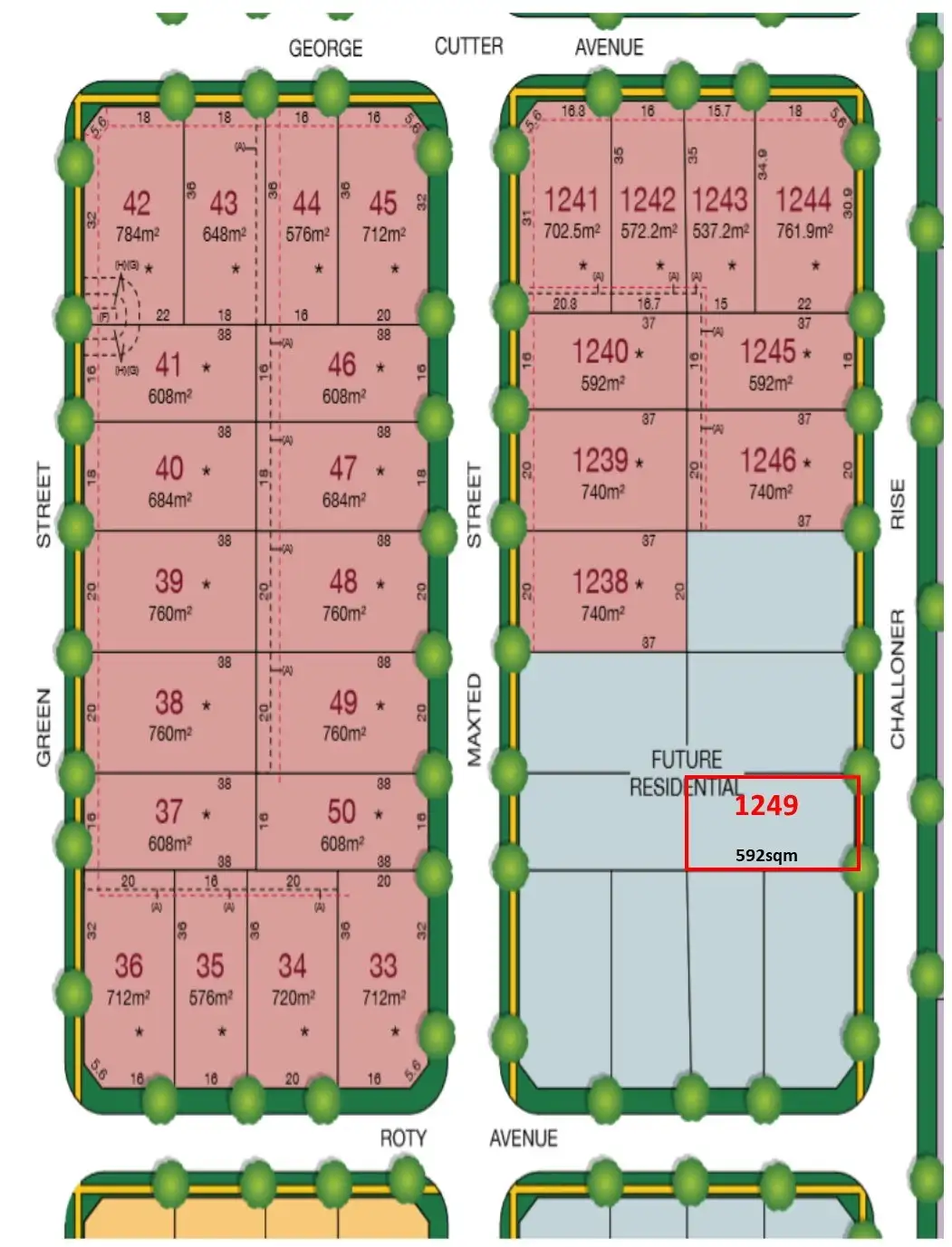 Main view of Homely land listing, Lot 1249 Challoner Rise, Renwick NSW 2575
