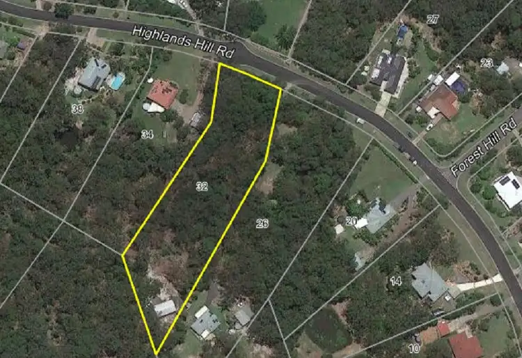 Main view of Homely land listing, 32 Highlands Hill Road, Maroochy River QLD 4561