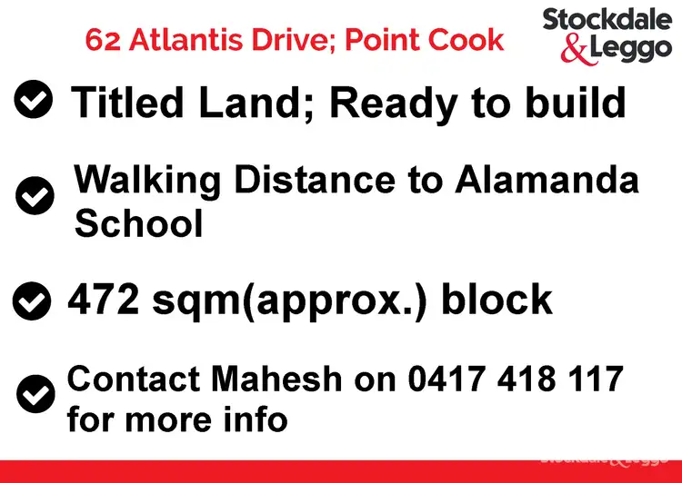 62 Atlantis Drive, Point Cook VIC 3030