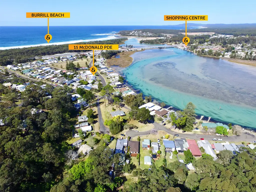 Main view of Homely house listing, 15 McDonald Parade, Burrill Lake NSW 2539