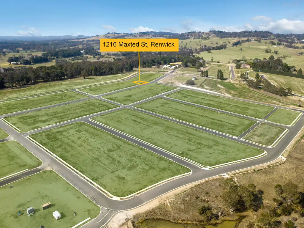 Main view of Homely land listing, Lot 1216 Maxted St, Renwick NSW 2575