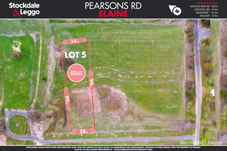 Lot 5 Pearsons Road, Elaine VIC 3334