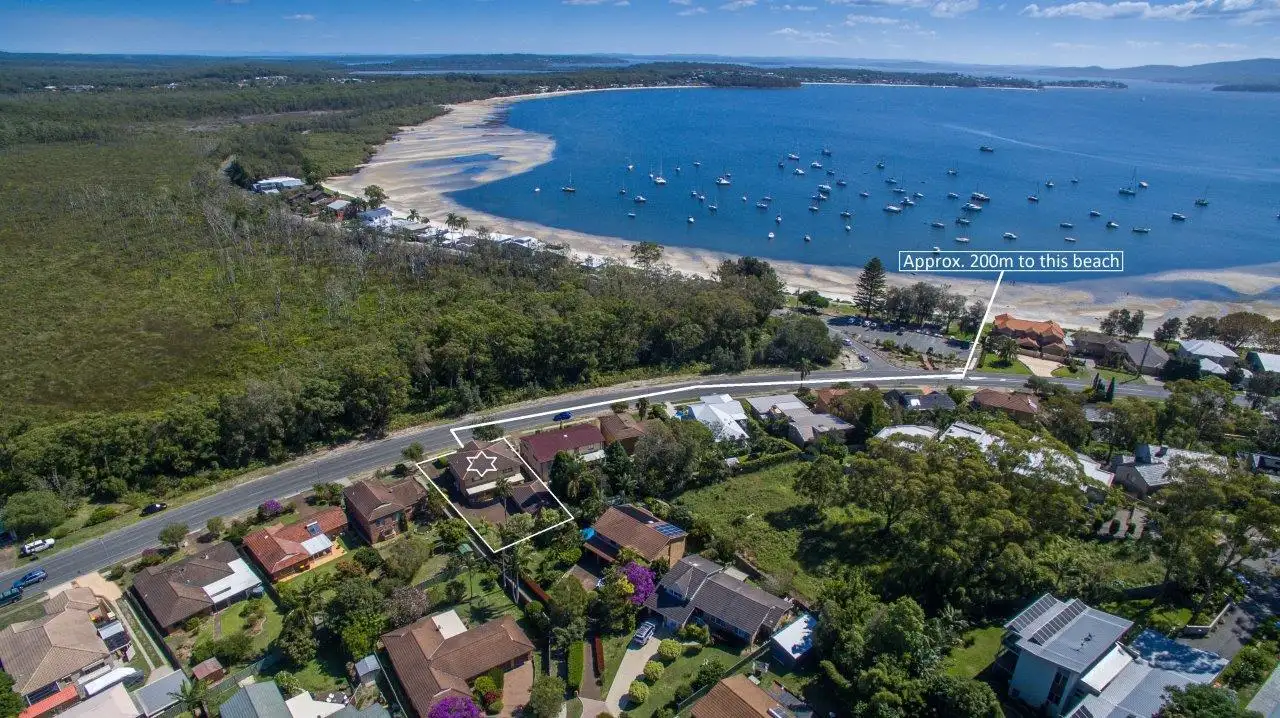 Main view of Homely semi-detached listing, 2/163 Sandy Point Road, Corlette NSW 2315