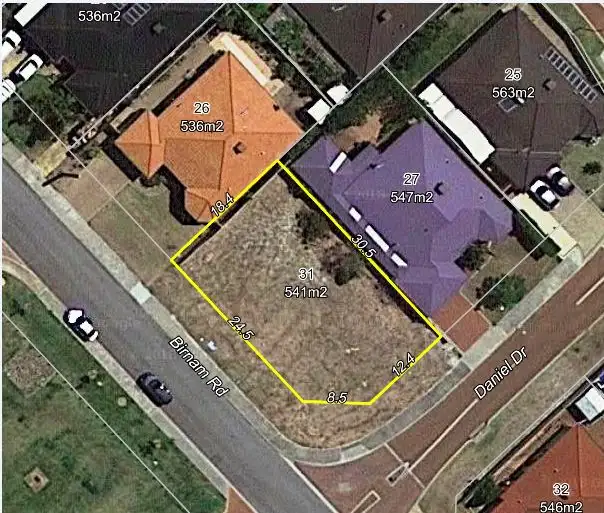 Main view of Homely land listing, 31 Daniel Drive, Canning Vale WA 6155