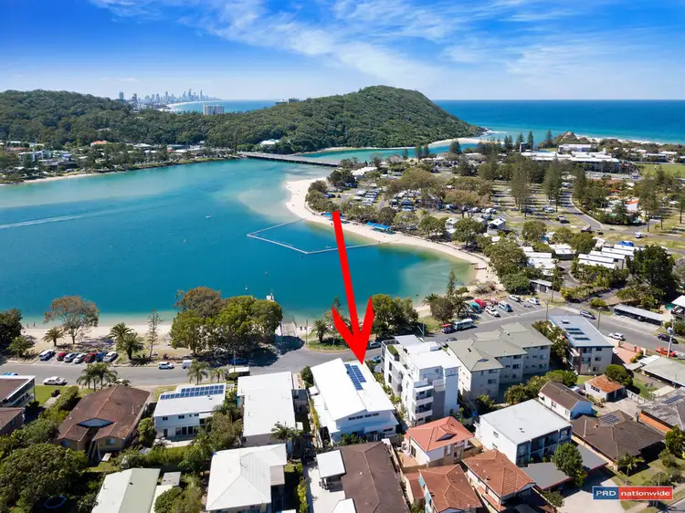 Main view of Homely semi-detached listing, 1/10 Murlong Crescent, Palm Beach QLD 4221