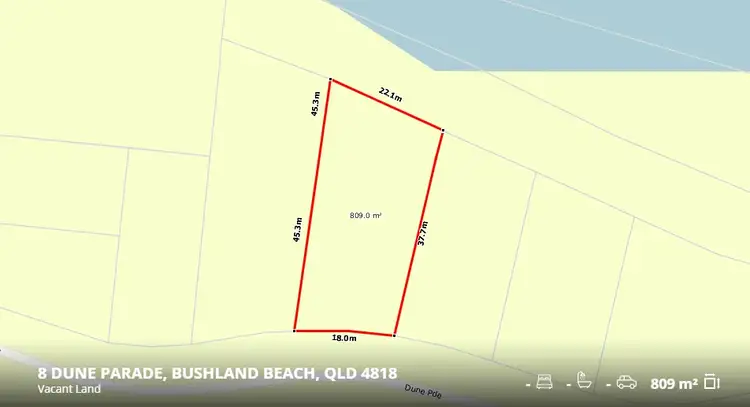 Third view of Homely land listing, 8 Dune Parade, Bushland Beach QLD 4818