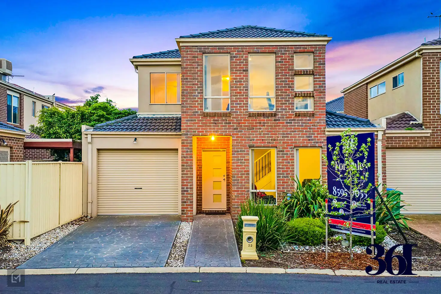 Main view of Homely townhouse listing, 22 David Circuit, Hillside VIC 3037