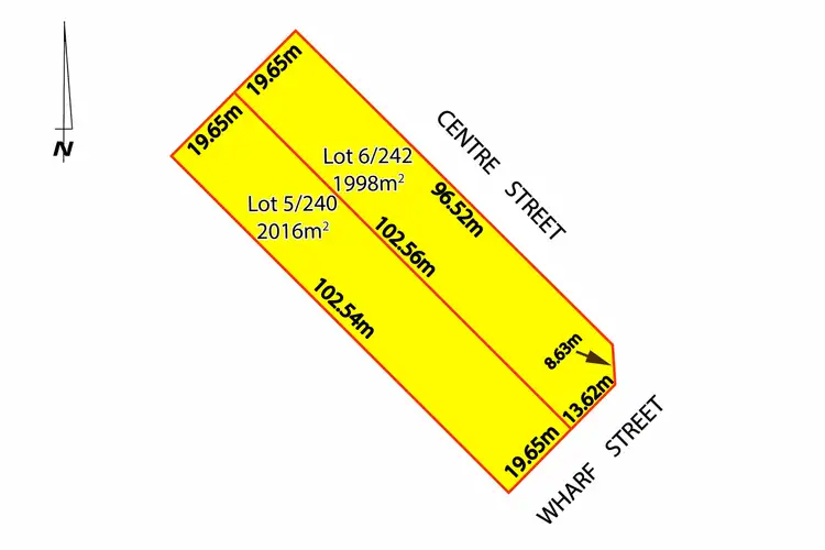 Main view of Homely land listing, 240 & 242 Wharf Street, Queens Park WA 6107