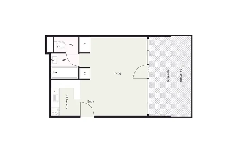 Second view of Homely studio listing, 28/6 Marrawah Street, Lyons ACT 2606