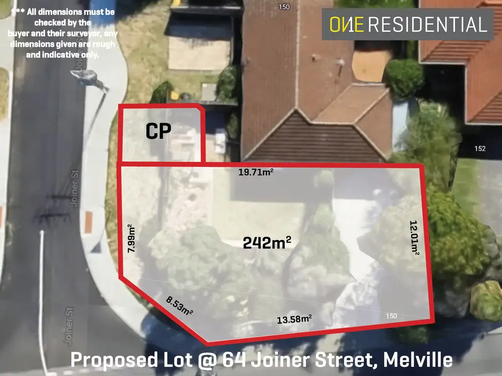 Main view of Homely land listing, 64 Joiner Street, Melville WA 6156