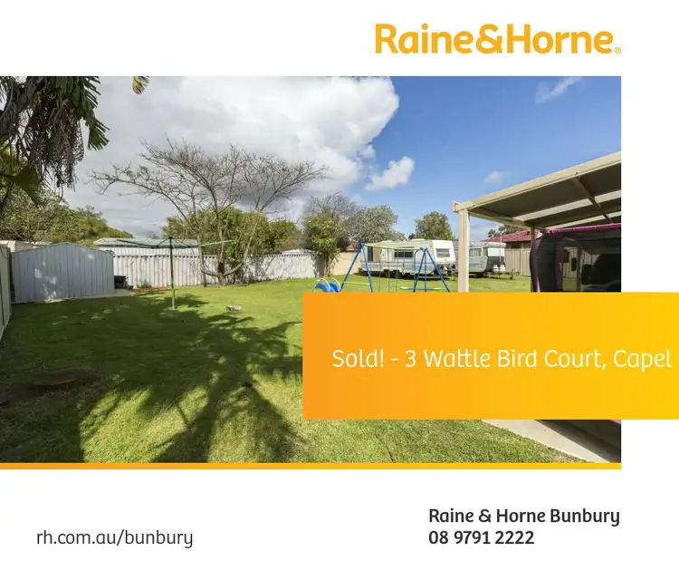 3 WATTLE BIRD COURT, Capel WA 6271