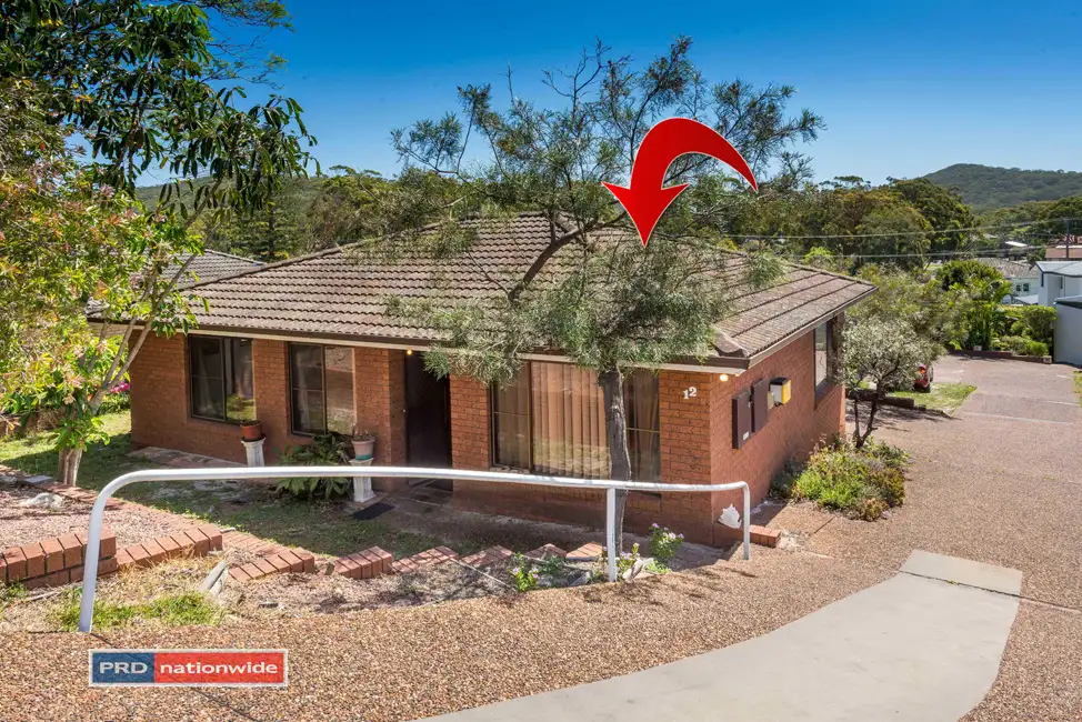 Main view of Homely townhouse listing, 1/12 Essendene Road, Shoal Bay NSW 2315