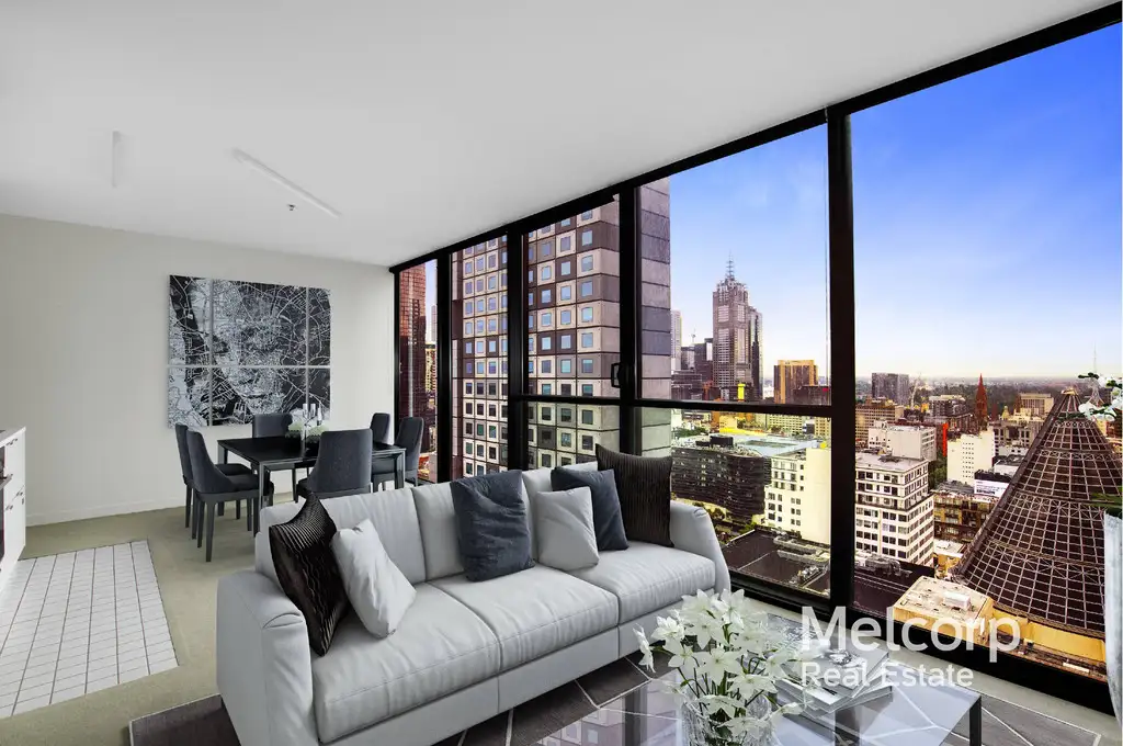 Main view of Homely apartment listing, 2708/31 Abeckett Street, Melbourne VIC 3000