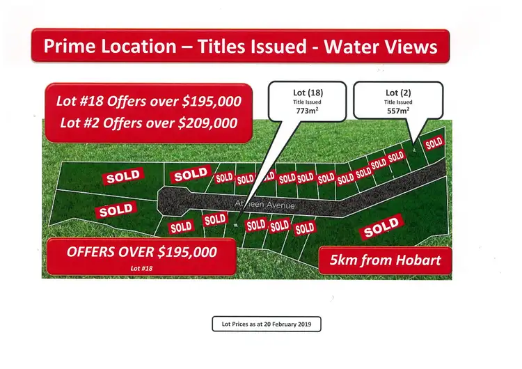Fifth view of Homely land listing, Lot 2 - 61 Athleen Avenue, Lenah Valley TAS 7008