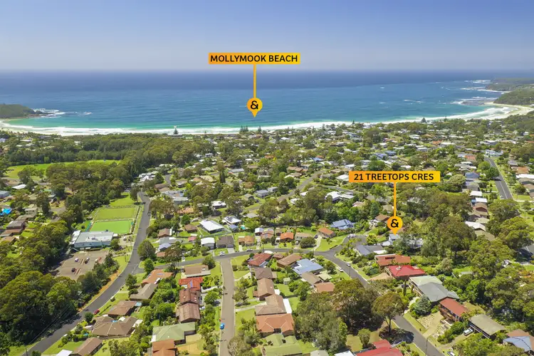 Second view of Homely house listing, 21 Treetops Crescent, Mollymook Beach NSW 2539