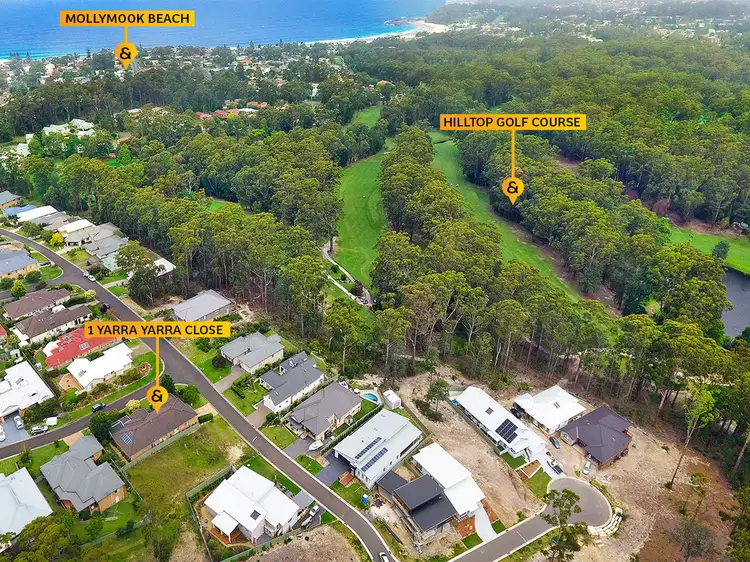 Second view of Homely house listing, 1 Yarra Yarra Close, Mollymook Beach NSW 2539