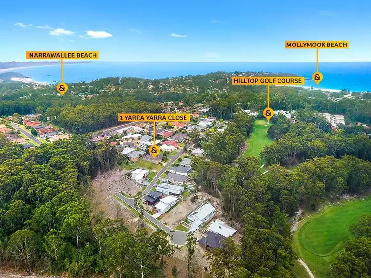 Fifth view of Homely house listing, 1 Yarra Yarra Close, Mollymook Beach NSW 2539