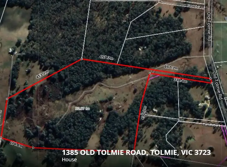 Third view of Homely rural property listing, 1385 OLD TOLMIE ROAD, Tolmie VIC 3723