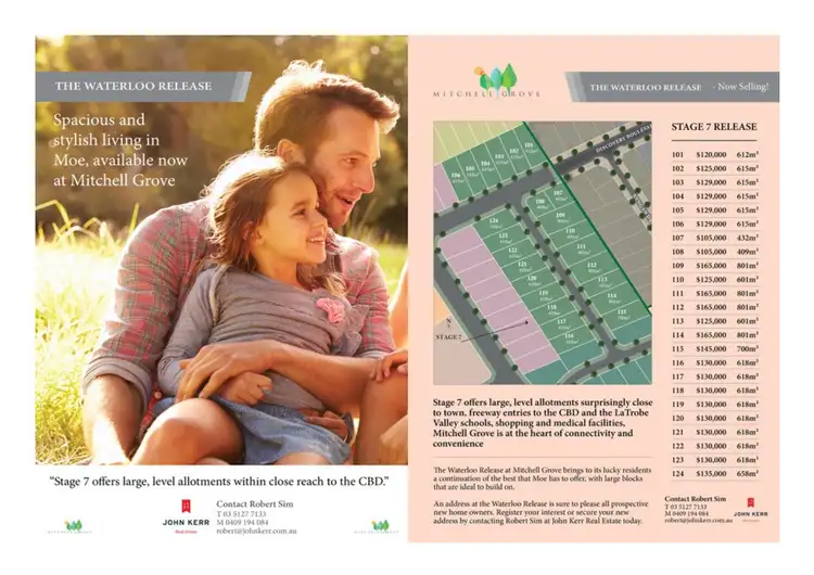 Third view of Homely land listing, Lot 115 Mitchell Grove, Moe VIC 3825