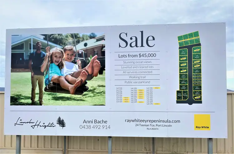 Lot 123 Allen Thomas Drive, Port Lincoln SA 5606