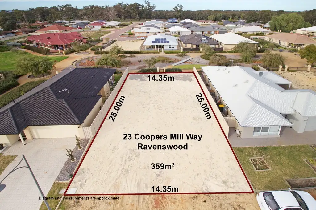 Main view of Homely land listing, 23 Coopers Mill Way, Ravenswood WA 6208