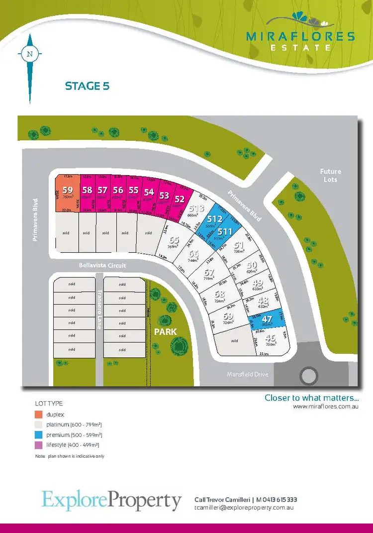 Third view of Homely land listing, 35 Primavera Boulevard, Beaconsfield QLD 4740