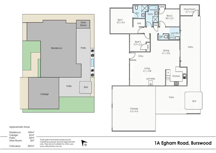 Fifth view of Homely house listing, 1A Egham Road, Burswood WA 6100