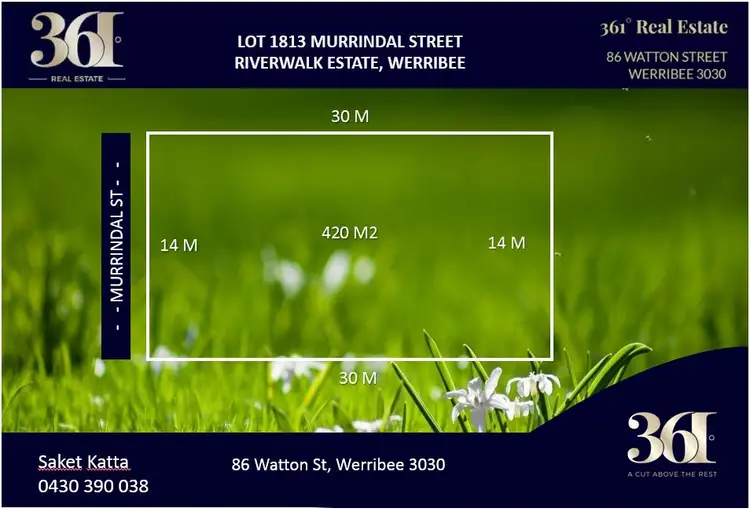 Lot 1813 Murrindal Street, Werribee VIC 3030