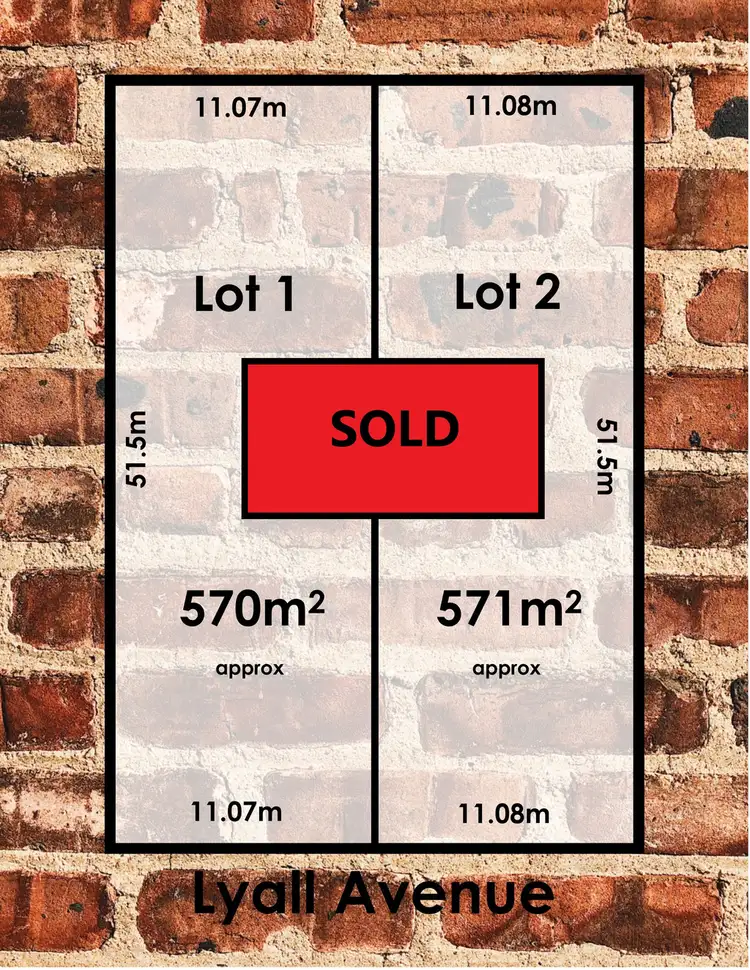 Main view of Homely land listing, Lots 1 & 2, 1 Lyall Avenue, Panorama SA 5041