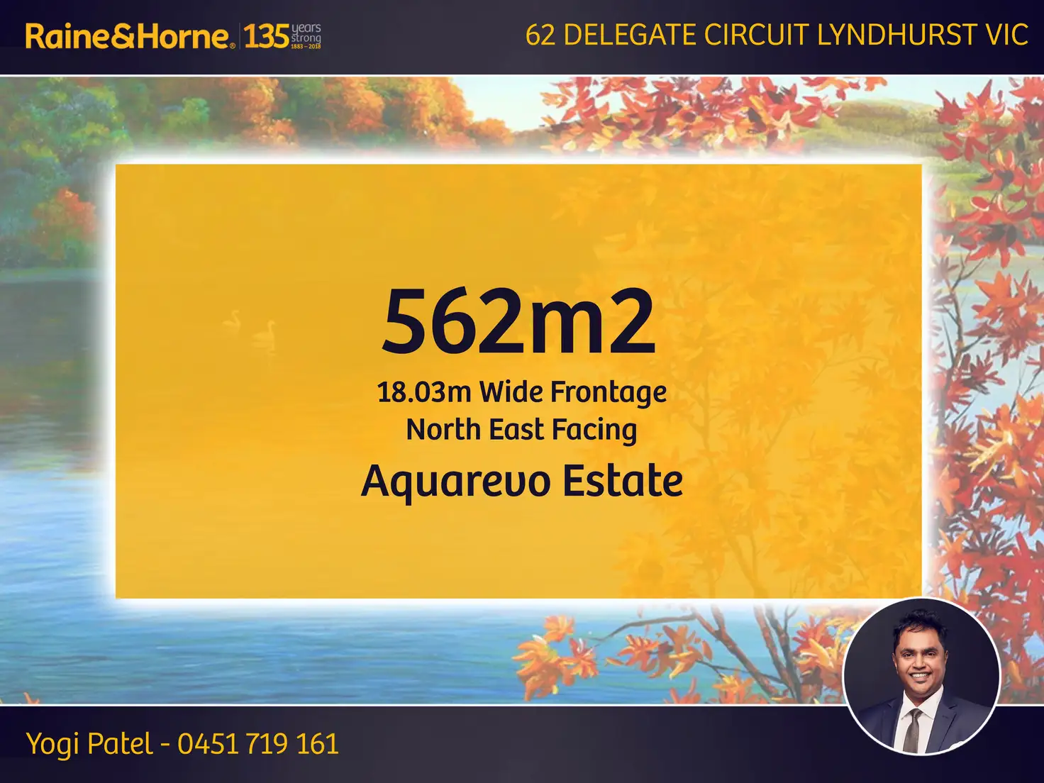 Main view of Homely land listing, 62 DELEGATE CIRCUIT, Lyndhurst VIC 3975
