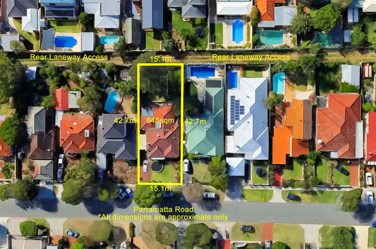 Main view of Homely house listing, 22 Paramatta Road, Doubleview WA 6018