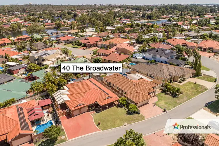 Main view of Homely house listing, 40 The Broadwater, Ballajura WA 6066