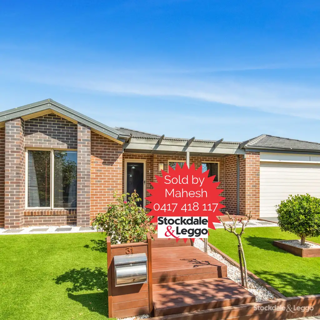 Main view of Homely house listing, 31 Leichardt Drive, Manor Lakes VIC 3024