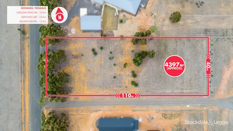 Main view of Homely land listing, 45 Bakers Lane, Teesdale VIC 3328