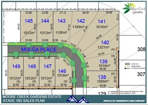 Second view of Homely land listing, Lot 140 Moore Creek Gardens, Tamworth NSW 2340