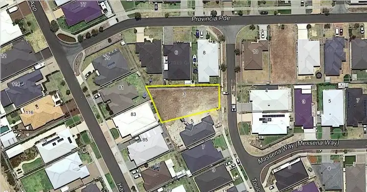 Main view of Homely land listing, 3 Toulon Way, Yalyalup WA 6280