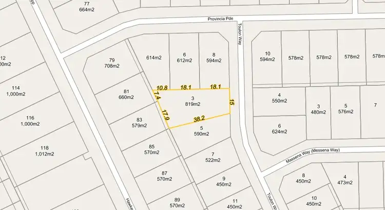 Second view of Homely land listing, 3 Toulon Way, Yalyalup WA 6280