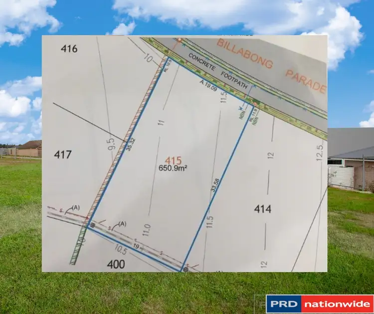 Second view of Homely land listing, Lot 415 Billabong Parade, Chisholm NSW 2322