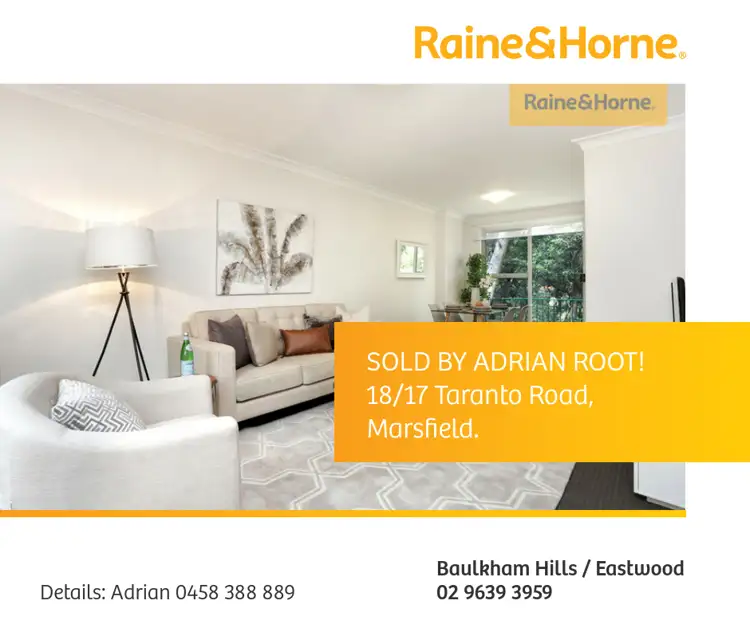 Main view of Homely townhouse listing, 18/17 TARANTO ROAD, Marsfield NSW 2122